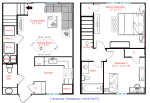 2 bedroom / 1.5 bath